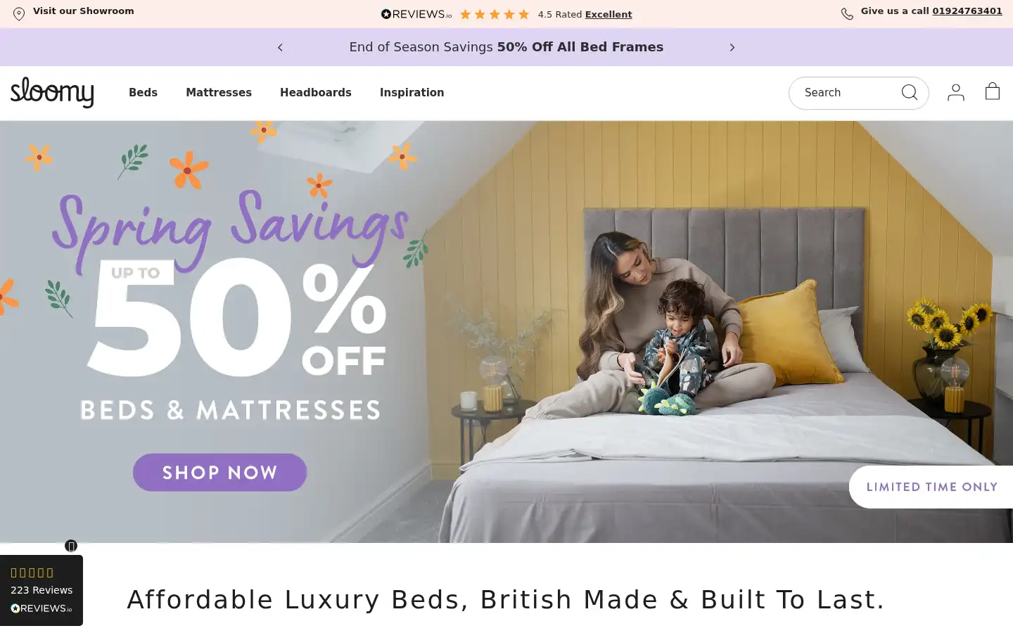 Screenshot of sloomy.co.uk