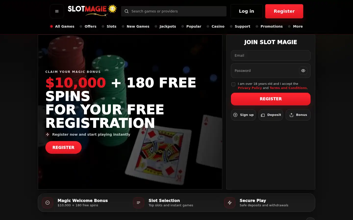 Screenshot of slot-magie.site