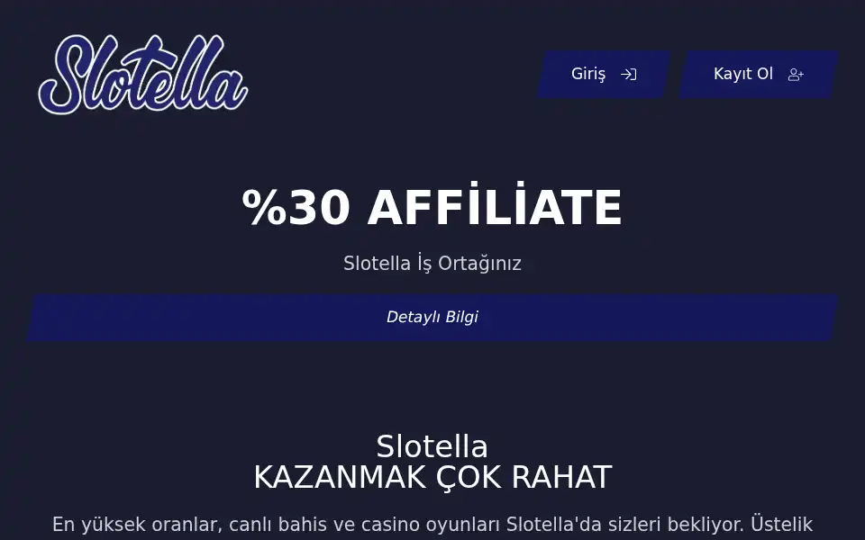 Screenshot of slotella.com