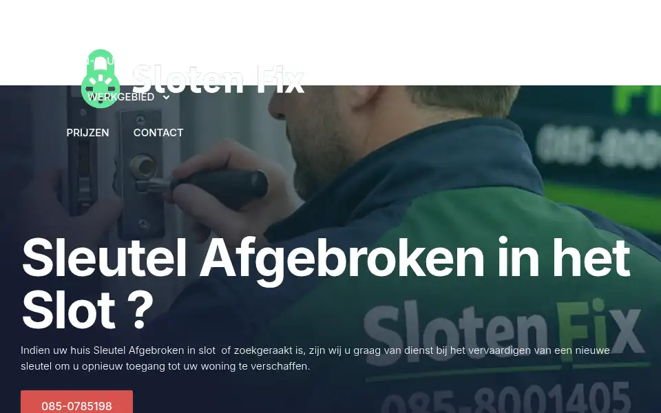 Screenshot of slotenfix.nl