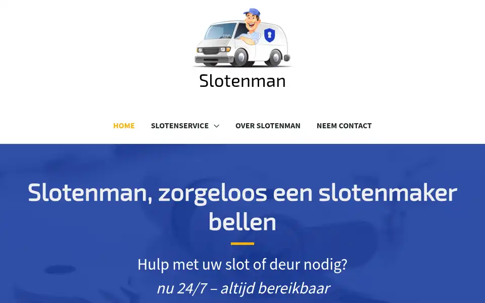 Screenshot of slotenman.be