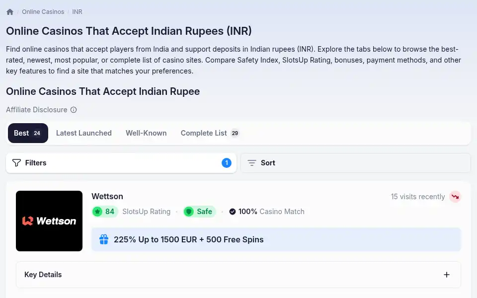 Screenshot of slotsup.com