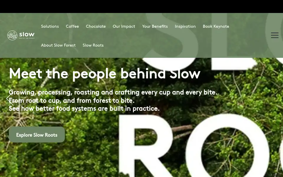 Screenshot of slowforestcoffee.com