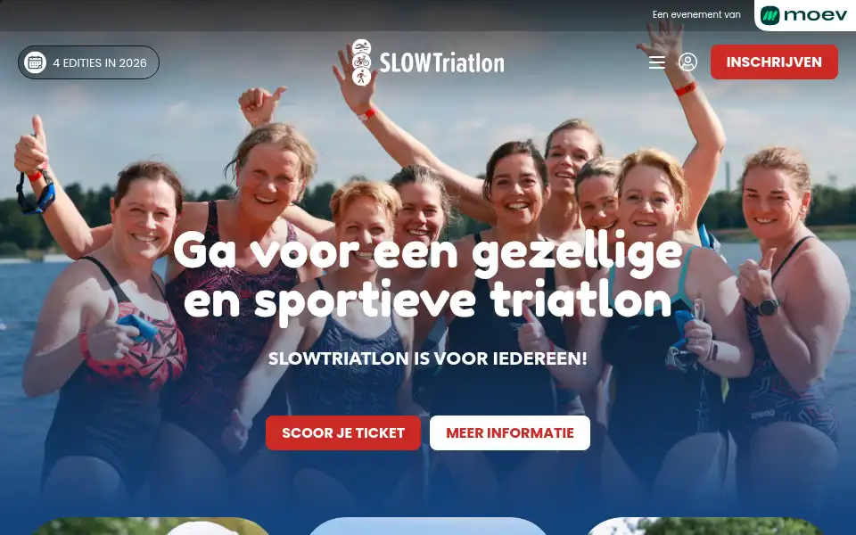 Screenshot of slowtriatlon.com