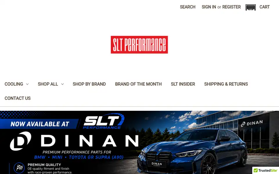 Screenshot of sltperformance.com