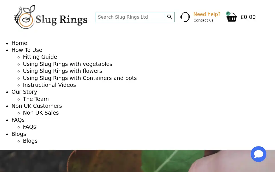 Screenshot of slugrings.co.uk