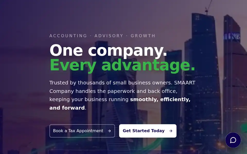 Screenshot of smaartcompany.com