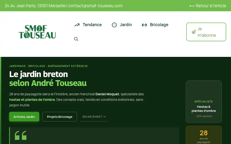 Screenshot of smaf-touseau.com