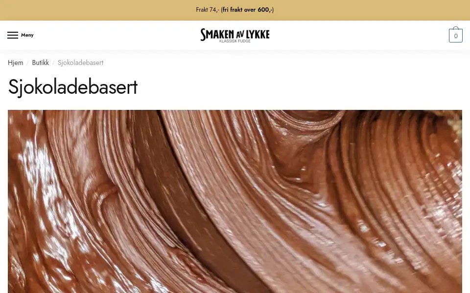 Screenshot of smakenavlykke.no
