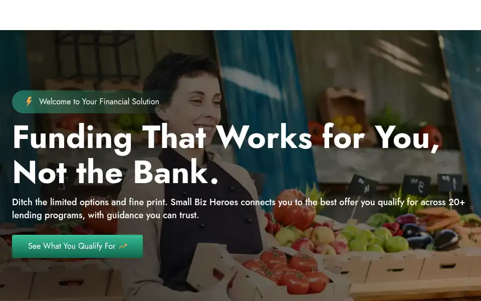 Screenshot of smallbizheroes.com