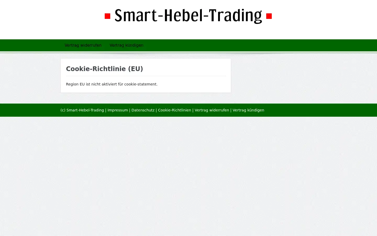 Screenshot of smart-hebel-trading.de