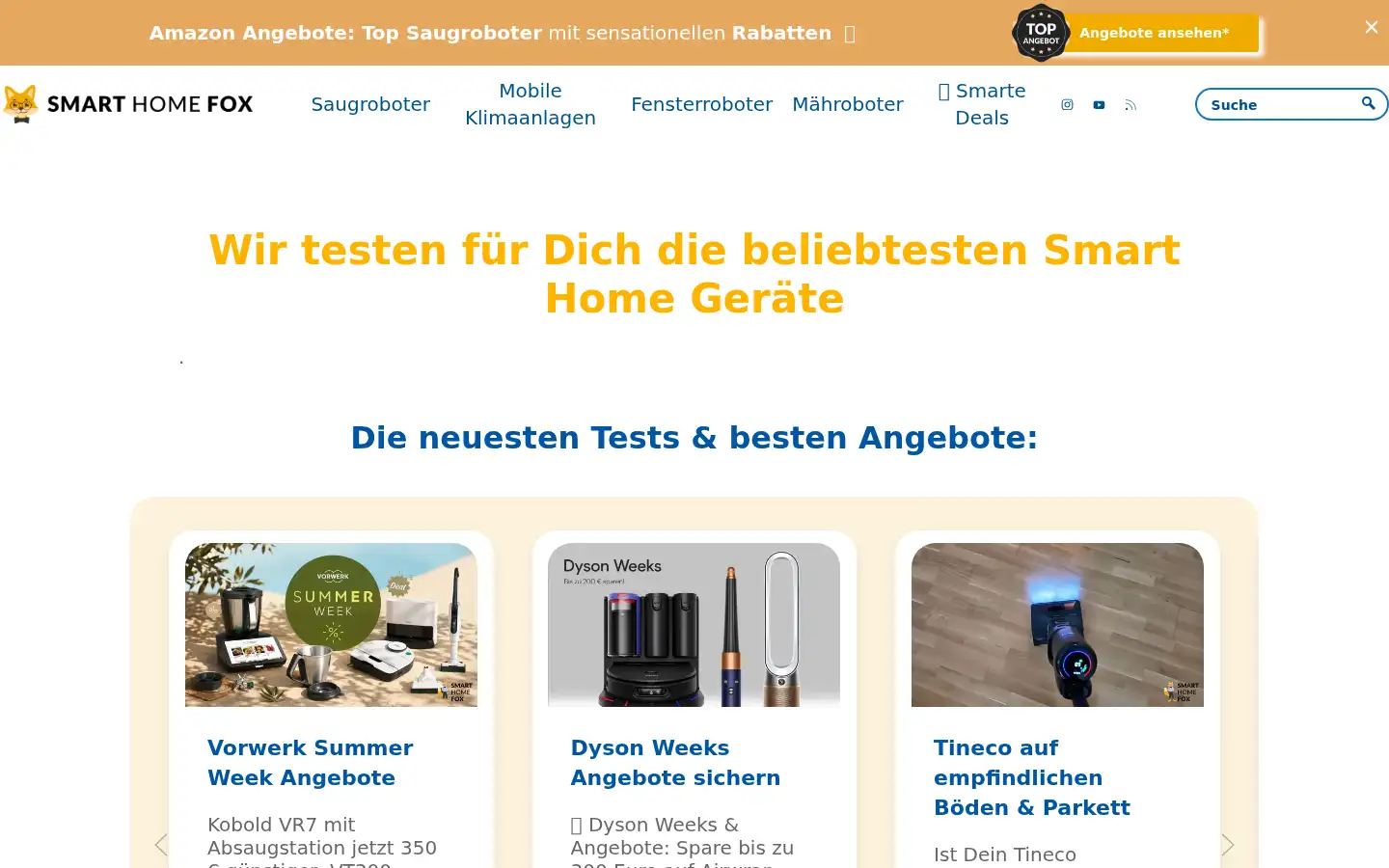 Screenshot of smart-home-fox.de