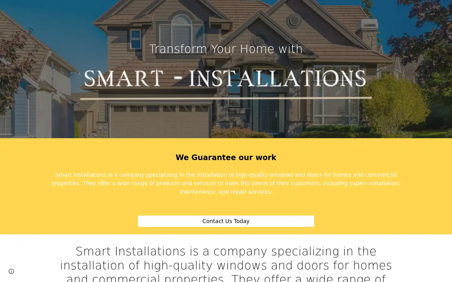 Screenshot of smart-installations.co.uk