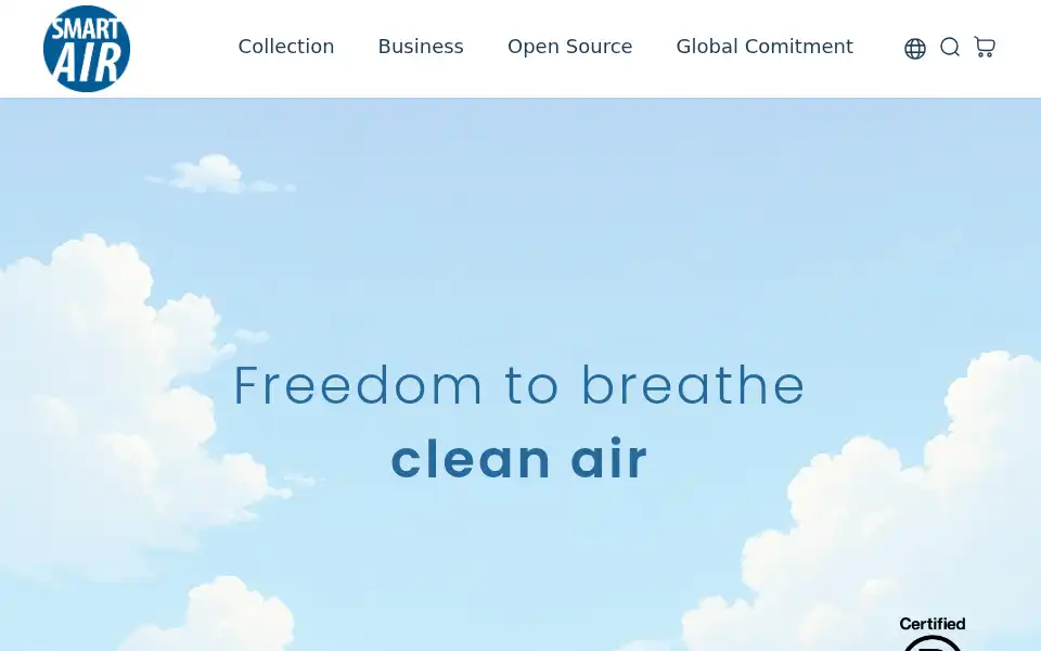 Screenshot of smartairfilters.com