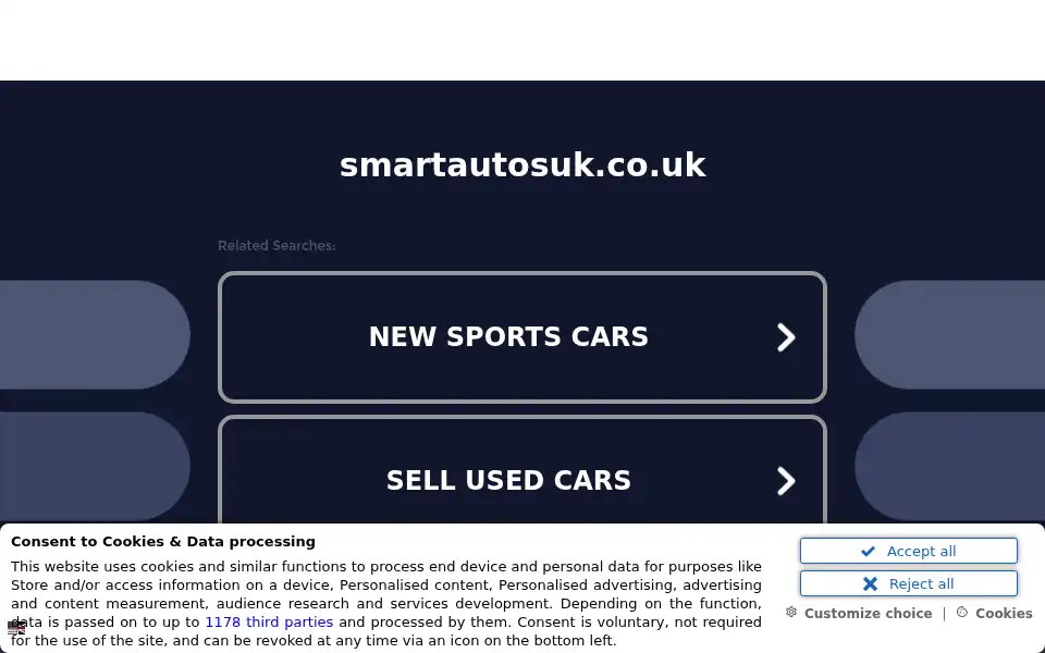 Screenshot of smartautosuk.co.uk