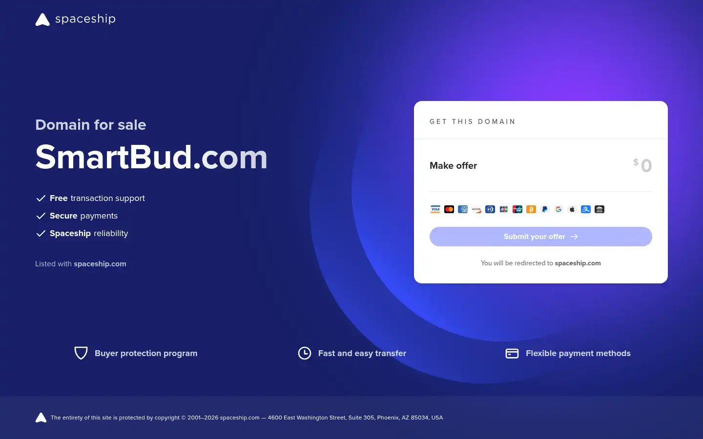 Screenshot of smartbud.com