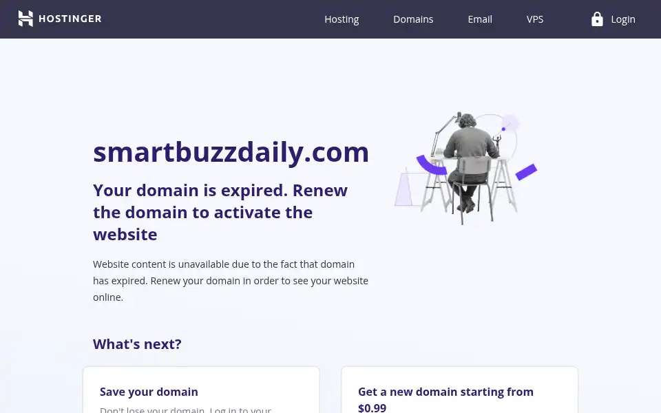 Screenshot of smartbuzzdaily.com