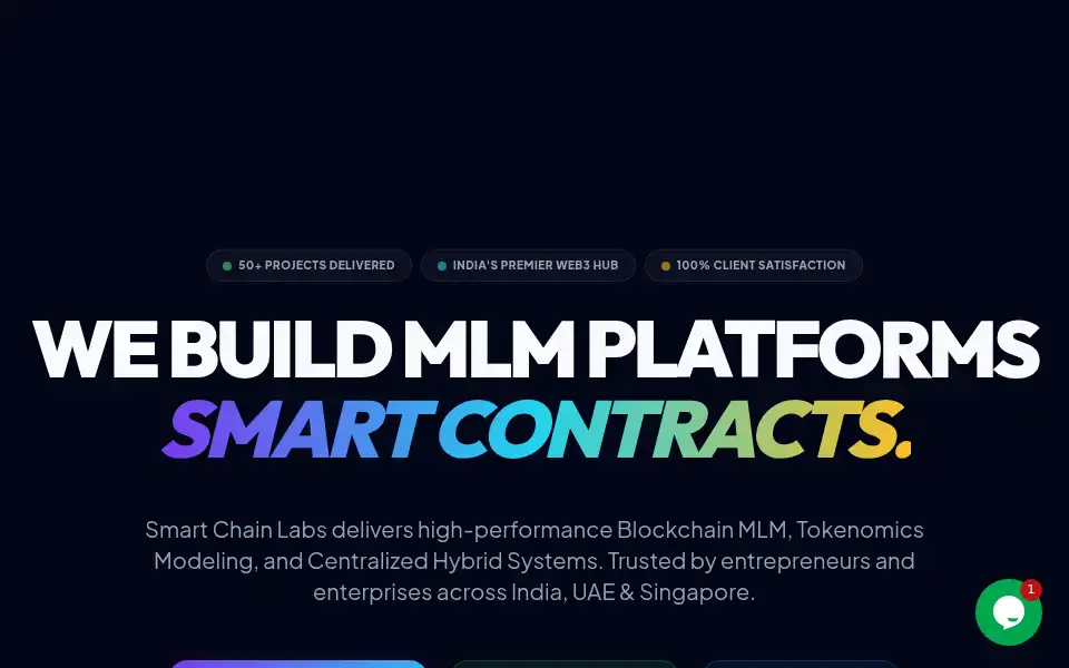Screenshot of smartchainlabs.vercel.app