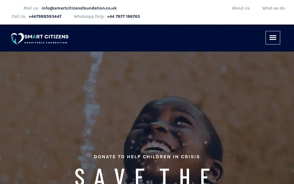 Screenshot of smartcitizensfoundation.co.uk