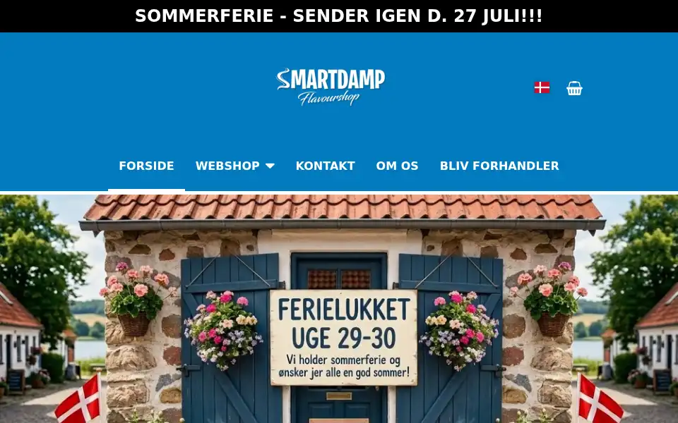 Screenshot of smartdamp.dk