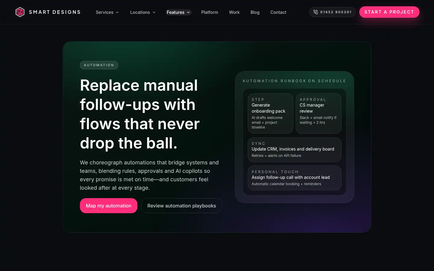 Screenshot of smartdesigns.online