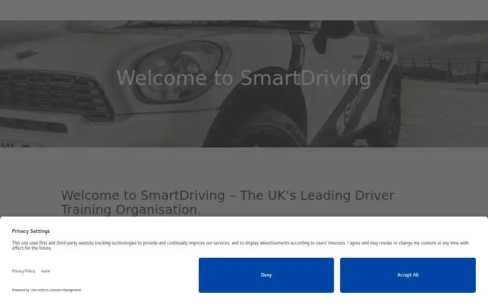 Screenshot of smartdriving.co.uk