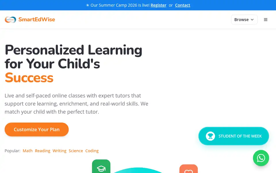 Screenshot of smartedwise.com