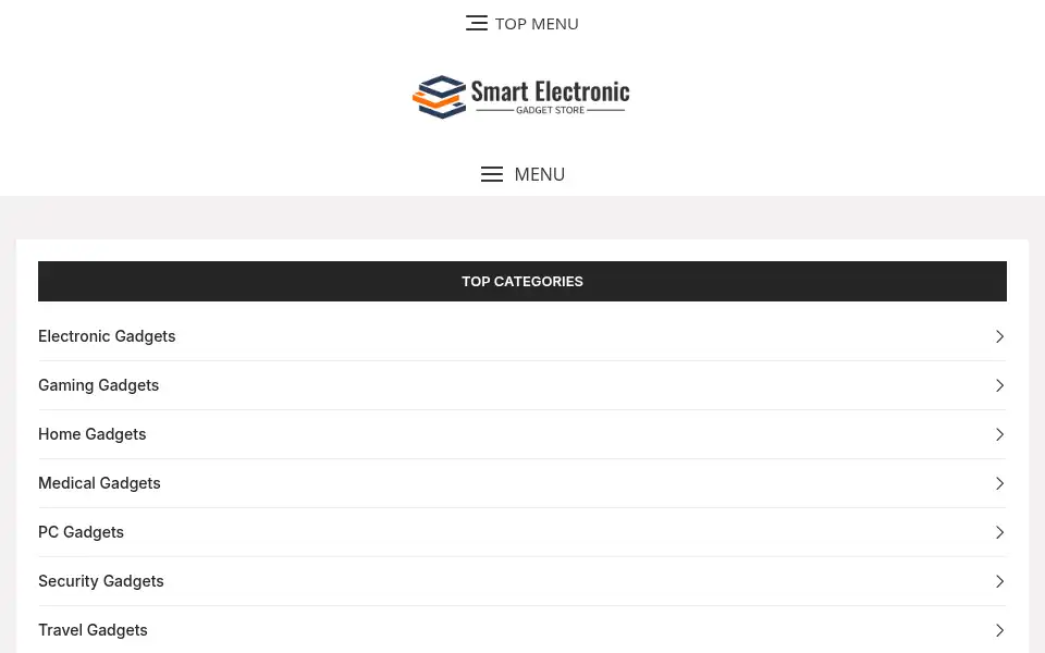 Screenshot of smartelectronicsgadgetstore.com