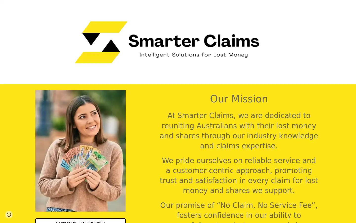 Screenshot of smarterclaims.net.au