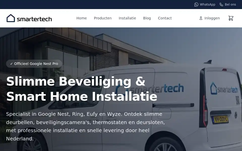 Screenshot of smartertech.nl