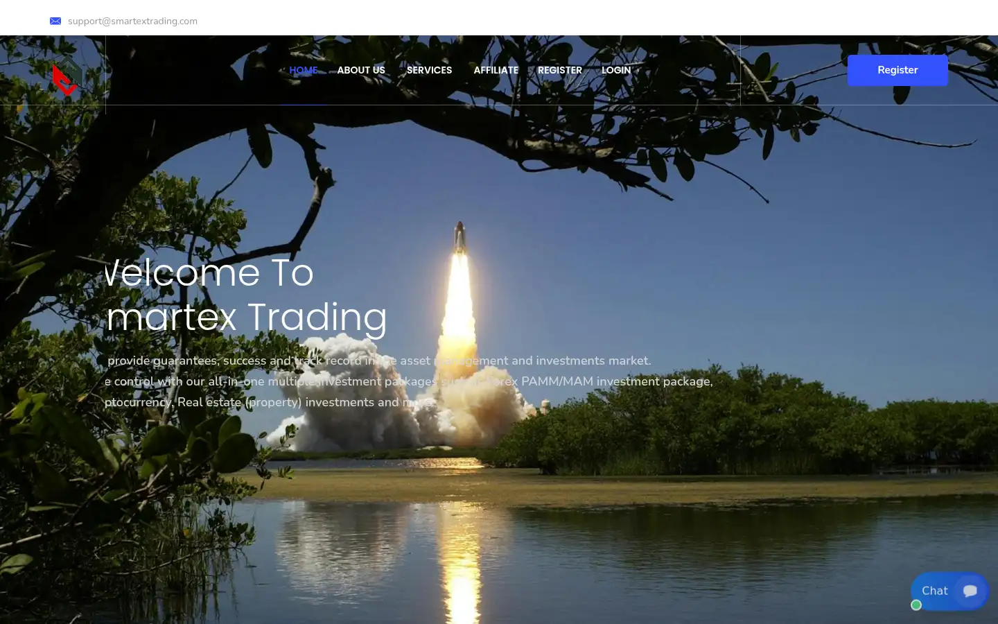 Screenshot of smartextrading.com