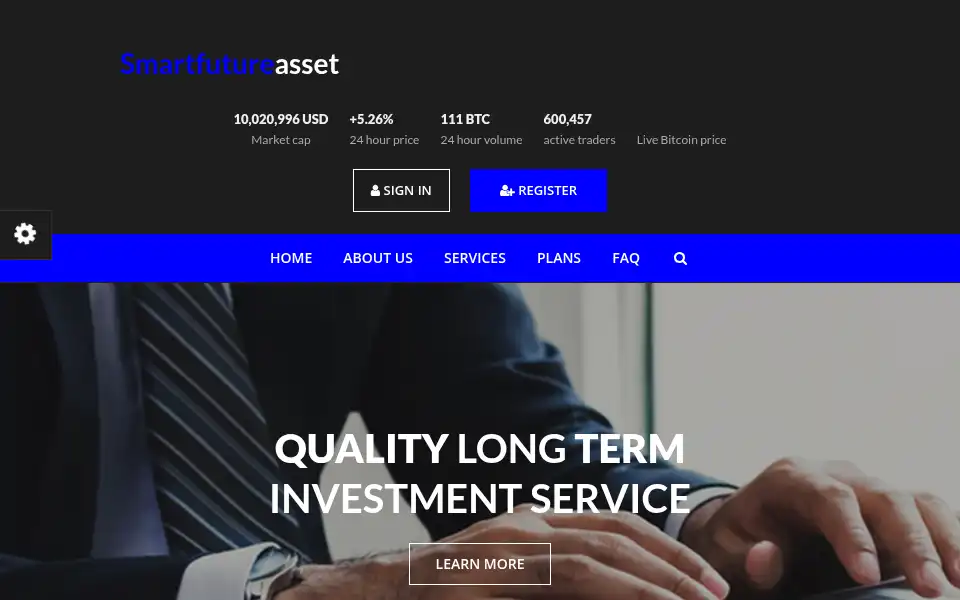 Screenshot of smartfutureasset.com