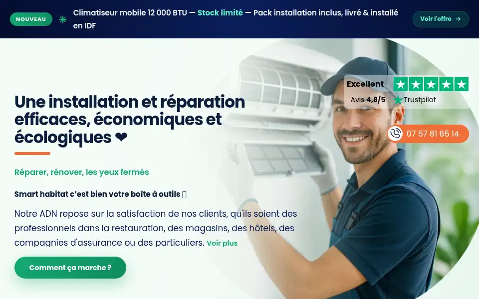 Screenshot of smarthabitat.fr