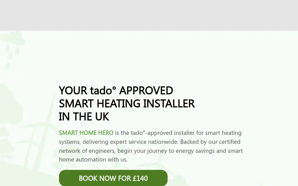 Screenshot of smarthomehero.co.uk