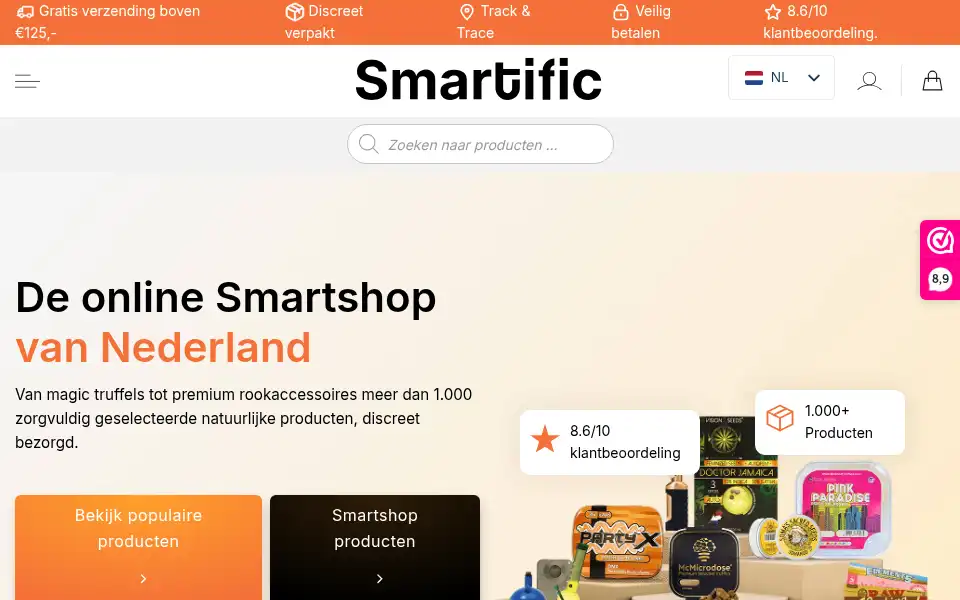 Screenshot of smartific.nl