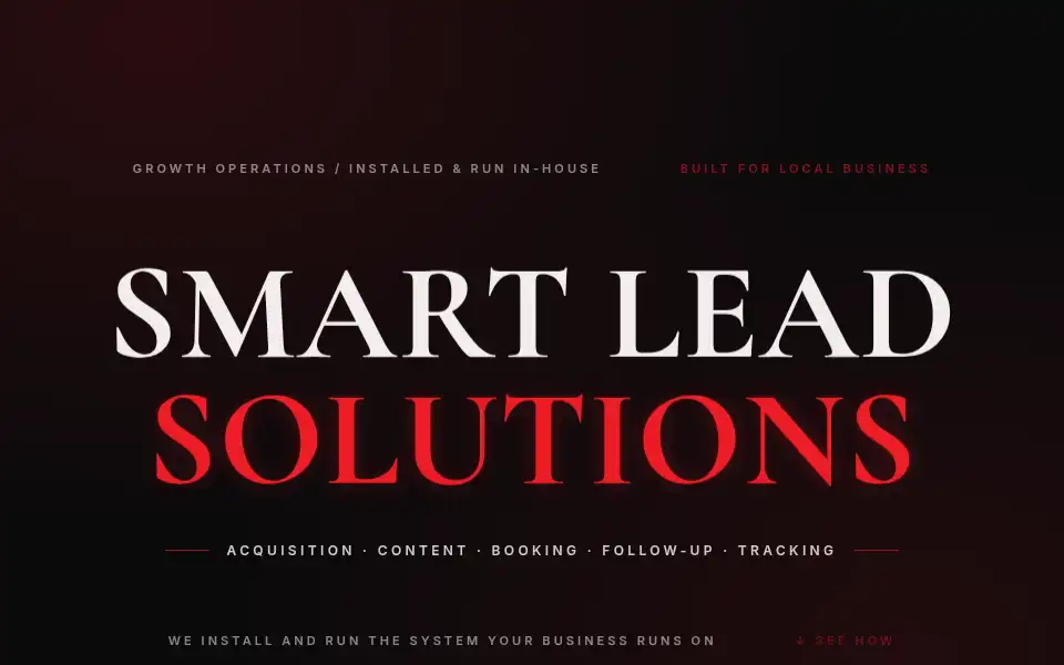 Screenshot of smartleadsolutions.us