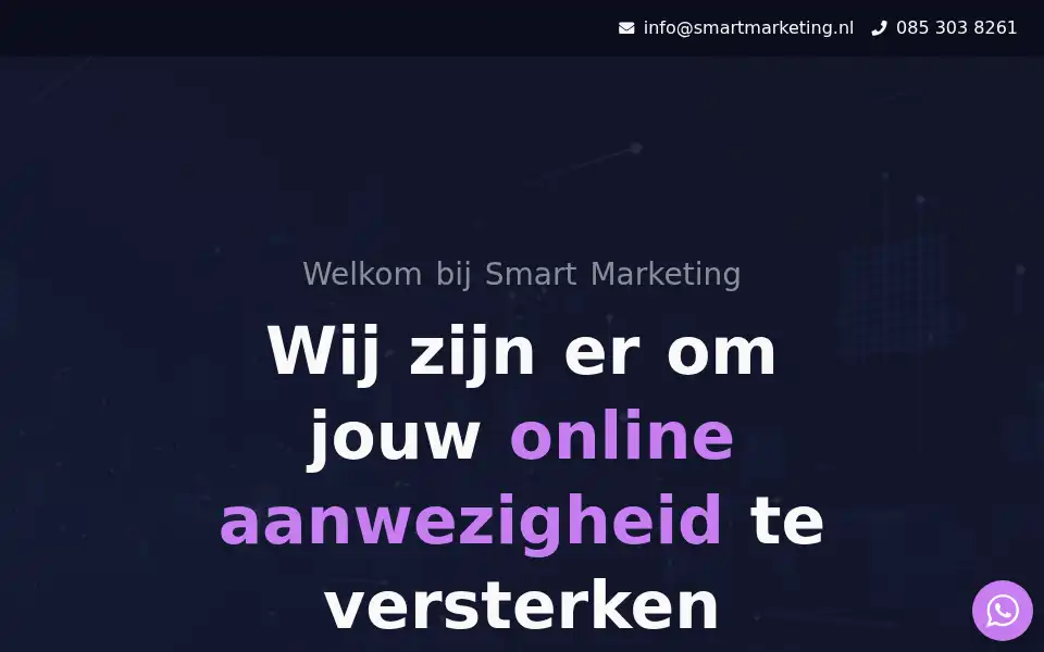Screenshot of smartmarketing.nl