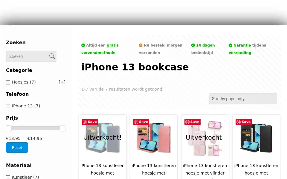 Screenshot of smartphonica.nl
