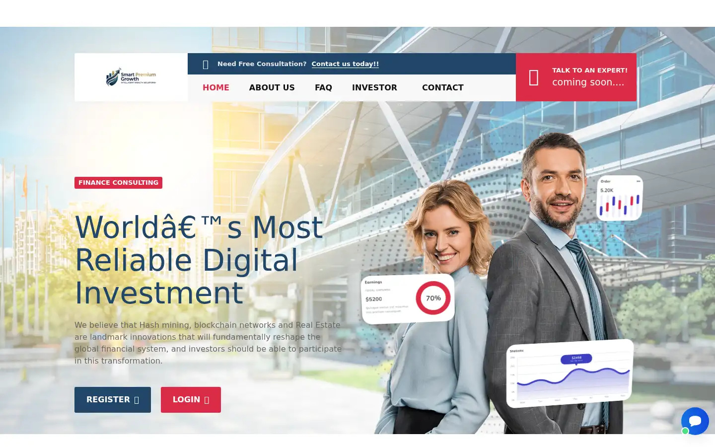 Screenshot of smartpremiumgrowth.com