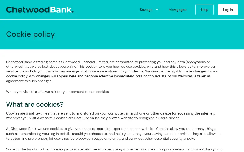 Screenshot of smartsavebank.co.uk