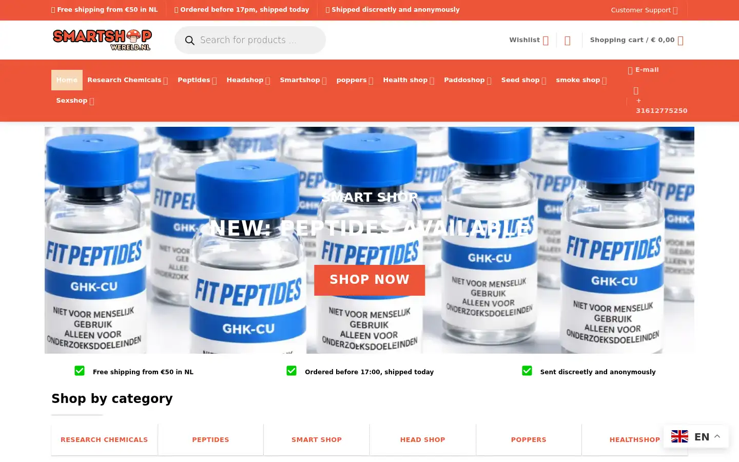 Screenshot of smartshopwereld.nl