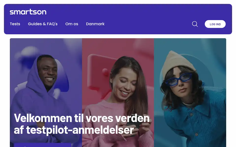 Screenshot of smartson.dk