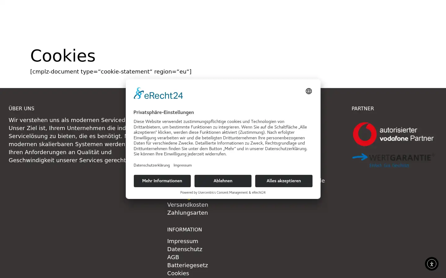 Screenshot of smartsupport.de