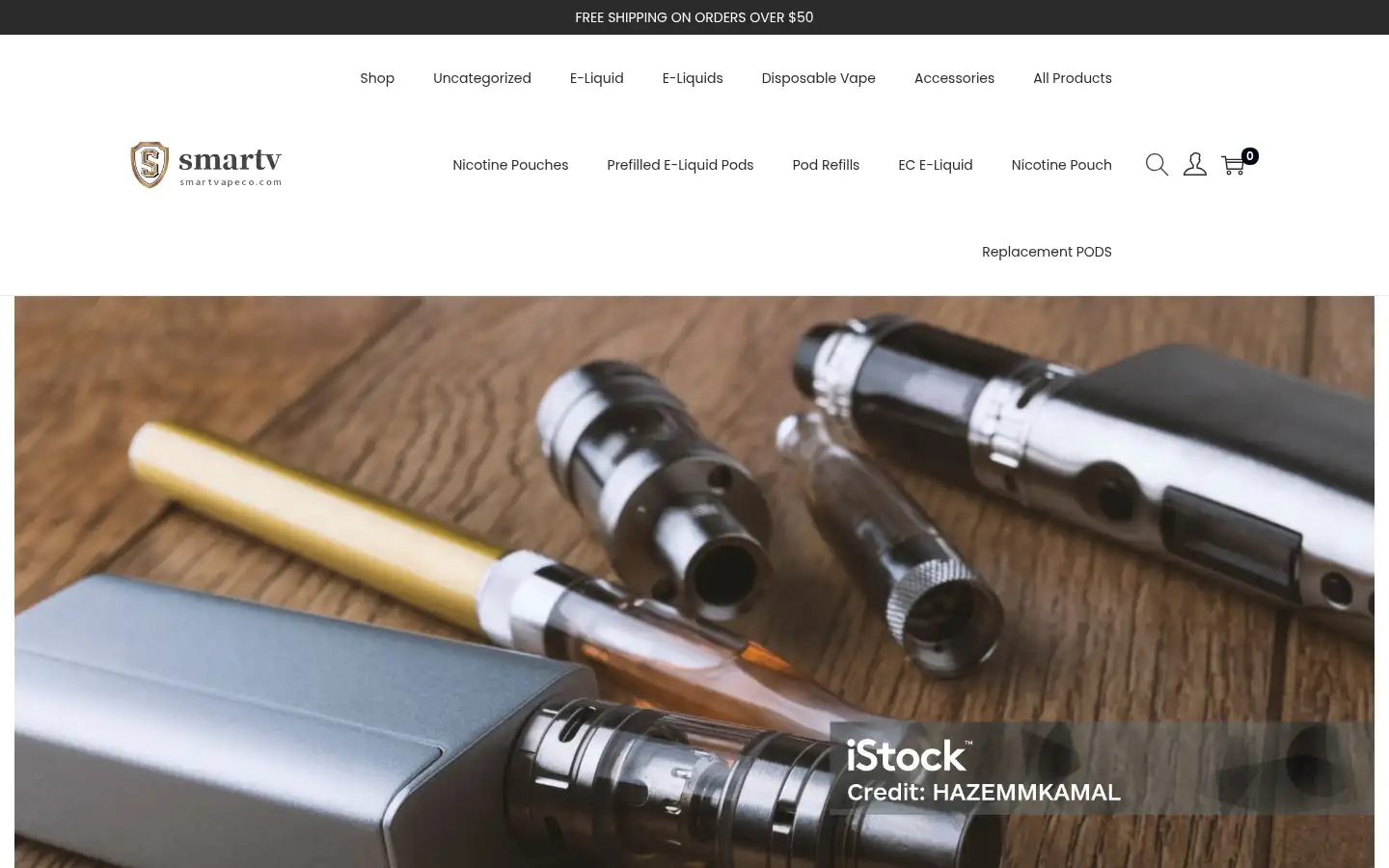 Screenshot of smartvapeco.com