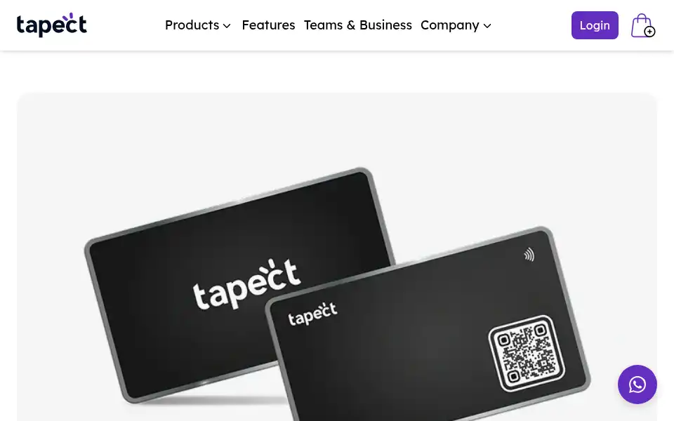 Screenshot of smartvcard.in