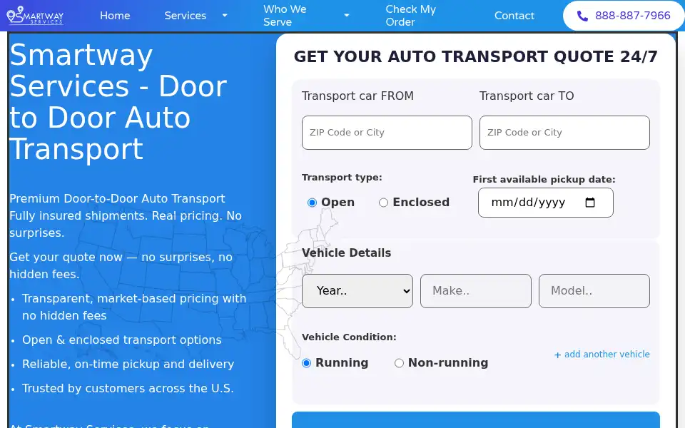 Screenshot of smartwaysvc.com