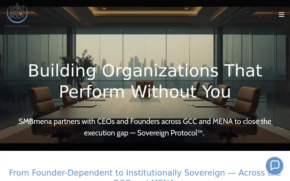 Screenshot of smb-mena.com