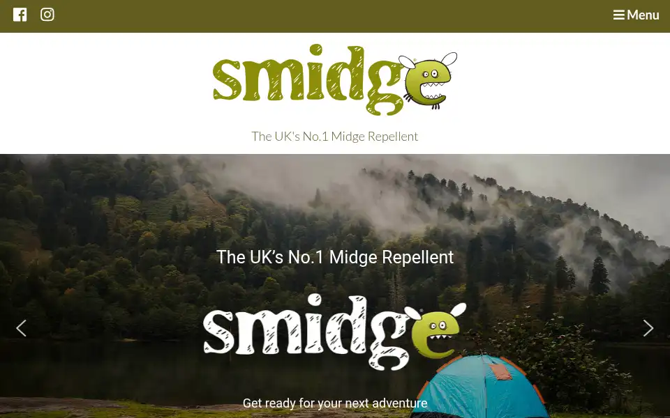 Screenshot of smidgeup.com