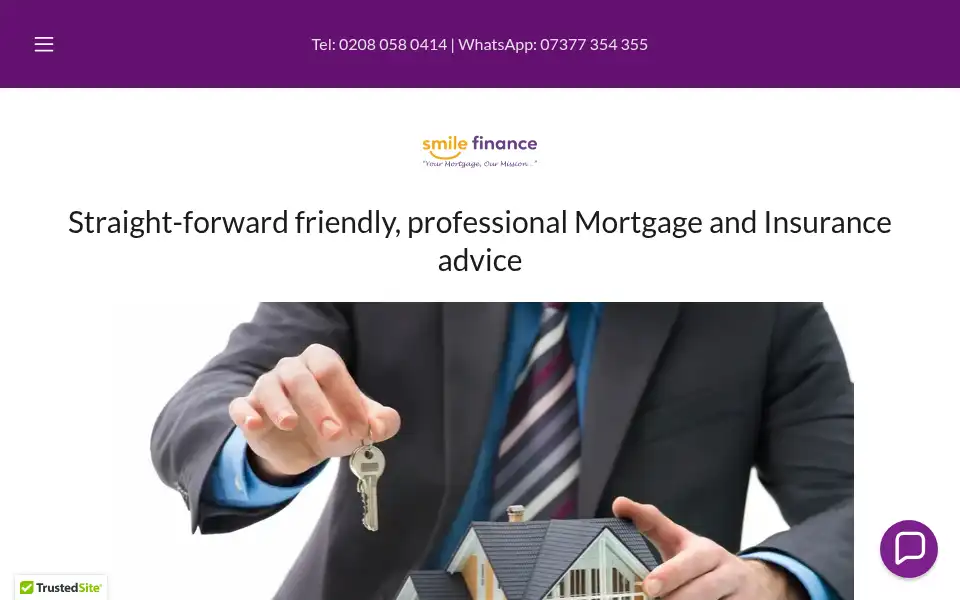 Screenshot of smile-finance.co.uk