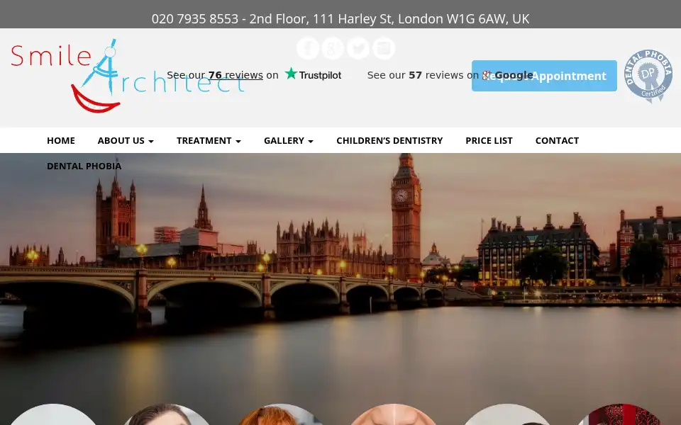 Screenshot of smilearchitect.co.uk